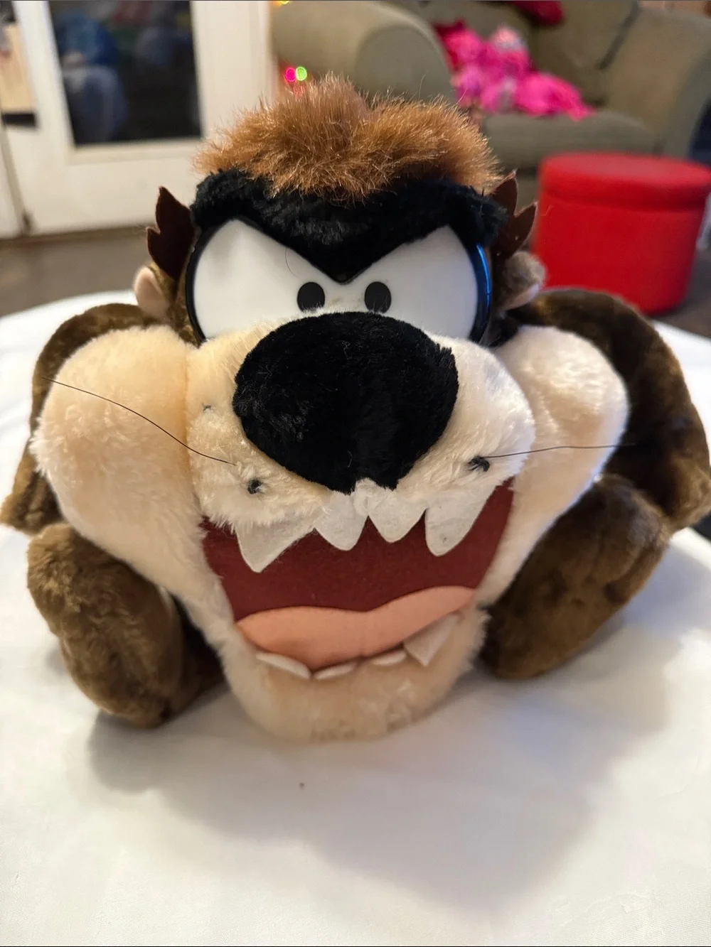 Vintage Looney Tunes Taz Plush Toy - Brown